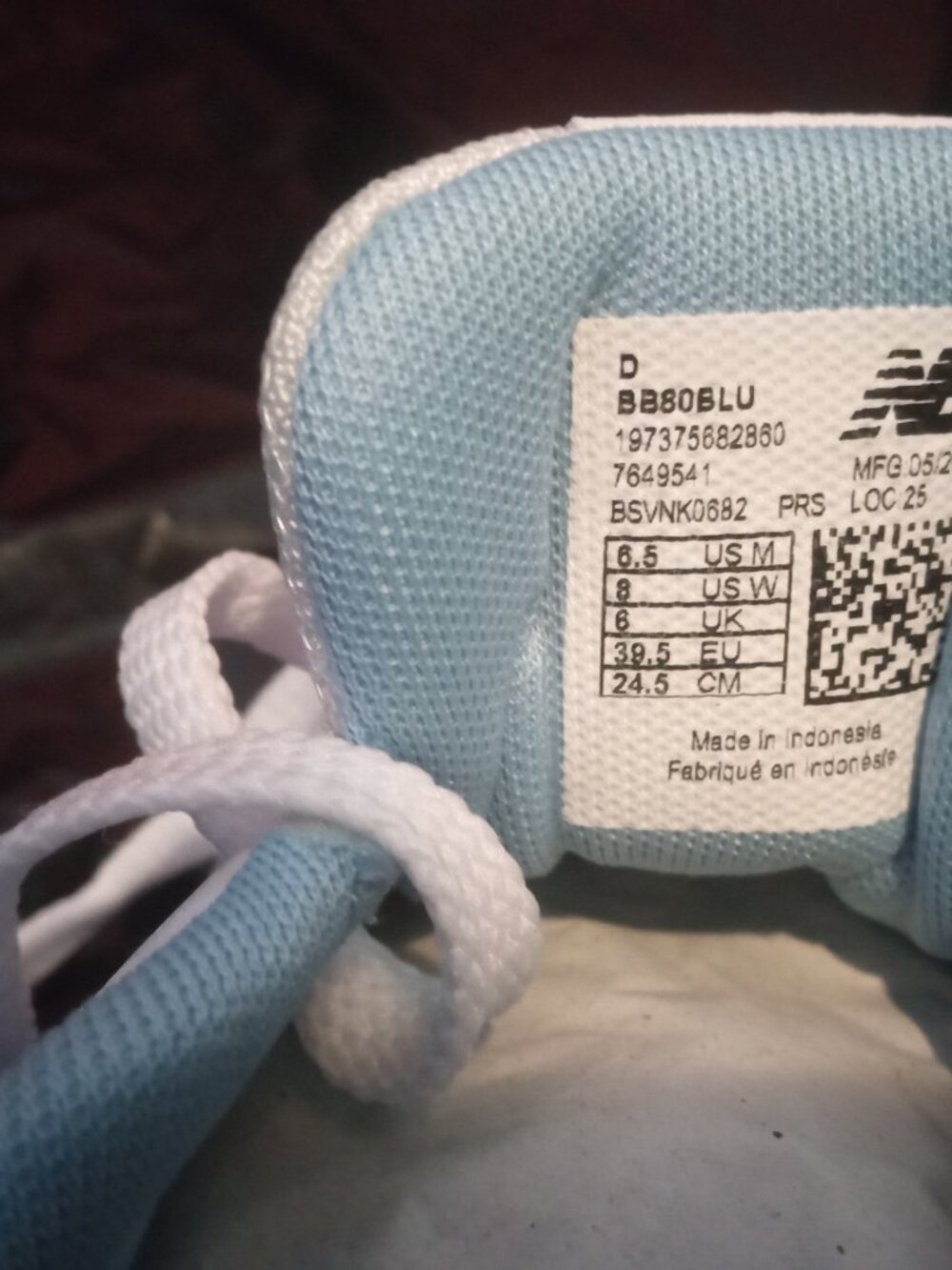 NEW BALANCE Men's Bb80 Lifestyle Sneakers sz. 6.5 - Picture 6 of 6